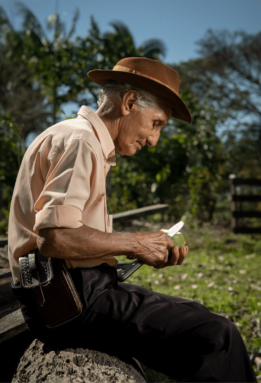 PORTO VELHO_RO 11 de Julho de 2025 OCB / RECA - Nova California Na imagem, Raimundo Rodrigues em Nova California, distrito de Porto Velho. Imagem: Alexandre Rezende / NITRO Historias Visuais