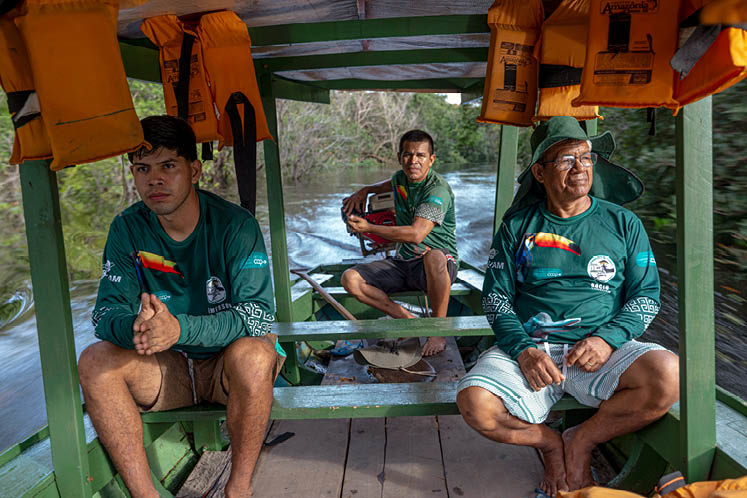 Iranduba_AM, 08 de junho de 2025 OCB  Cooperativa de Turismo Canoeiros da Cachoeira - CTCC  Foto: JOAO MARCOS ROSA/NITRO