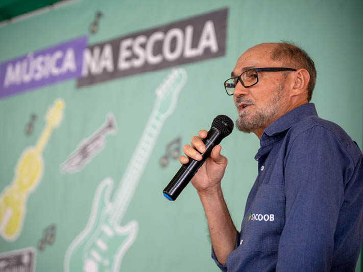 GRAJAU_MA 23 de Junho de 2025 OCB / SICOOB Na imagem, Jos  Aner o Peres Alvarenga na  Escola Raimundo Nonato Bogea, cidade de Grajau, no Maranhao.  Imagem: Alexandre Rezende / NITRO Historias Visuais