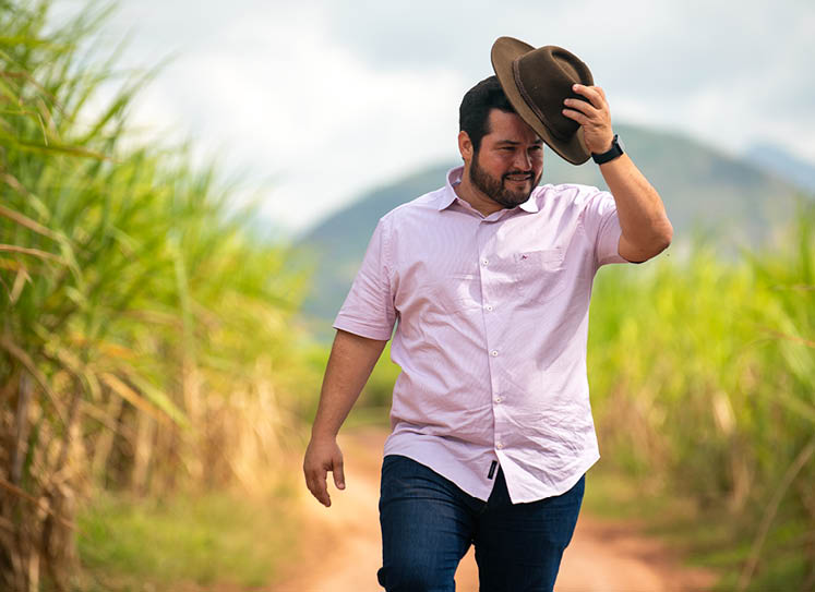 CAMPOS DOS GOYTACAZES_RJ 02 de Junho de 2025 OCB / COAGRO NA IMAGEM, LUIS ALEXANDRE CALDAS BACELAR, AGRICULTOR E PARCEIRO DA COAGRO.  Imagem: Alexandre Rezende / NITRO Historias Visuais