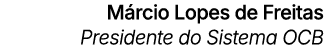 M rcio Lopes de Freitas Presidente do Sistema OCB