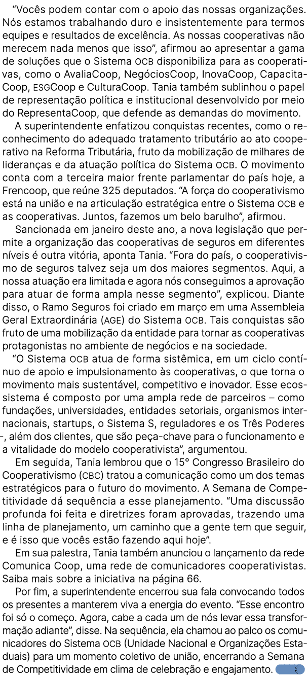 “Voc s podem contar com o apoio das nossas organiza es. N s estamos trabalhando duro e insistentemente para termos e...