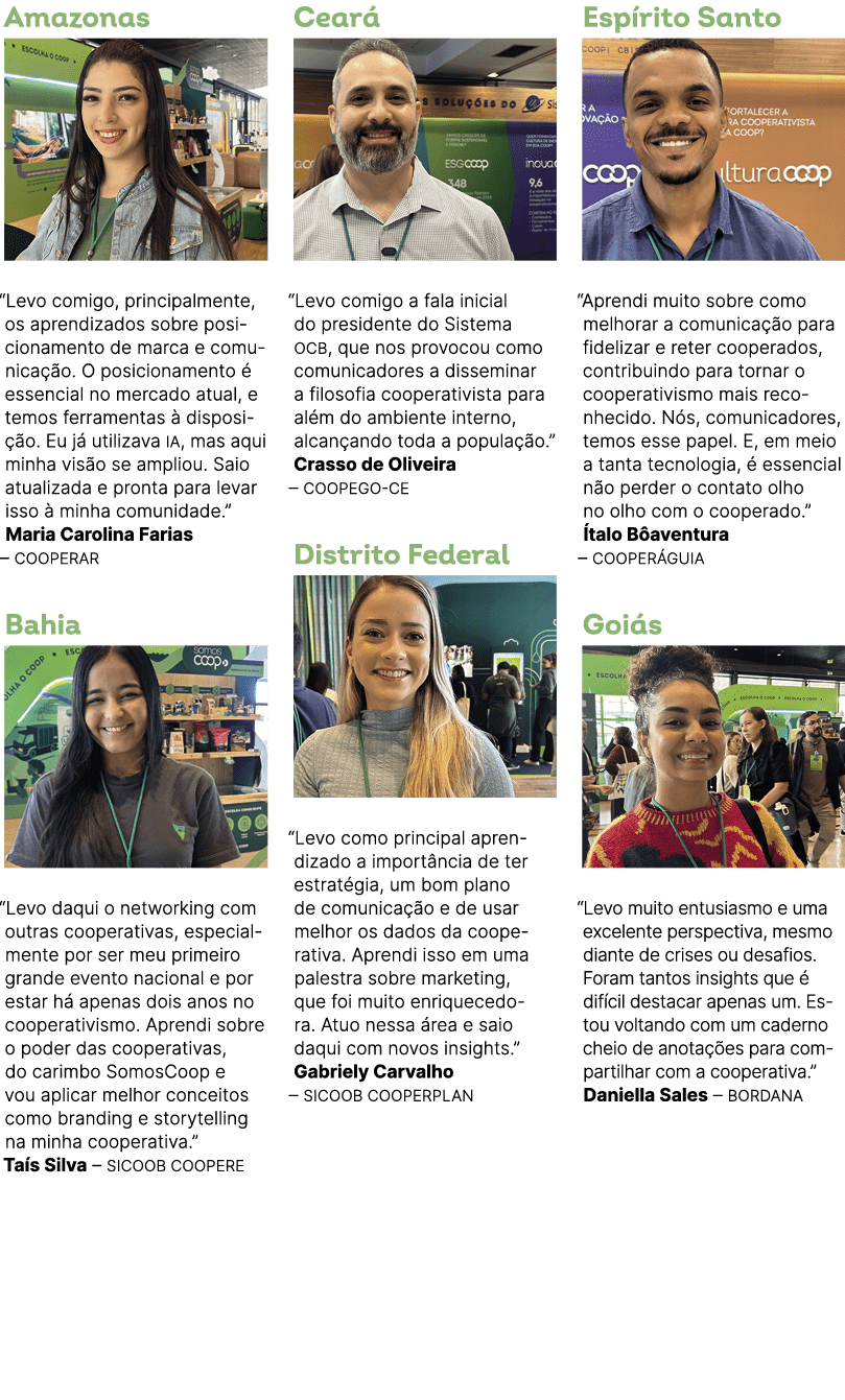 Amazonas ￼ “Levo comigo, principalmente, os aprendizados sobre posicionamento de marca e comunica o. O posicionament...