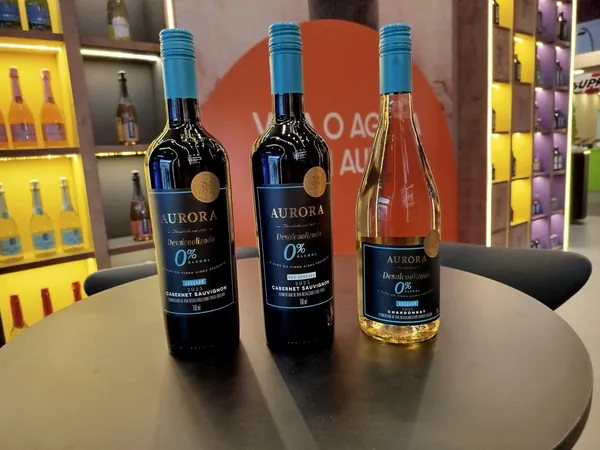 Vinícola Aurora lança linha de vinhos desalcoolizados e mira mercado em expansão