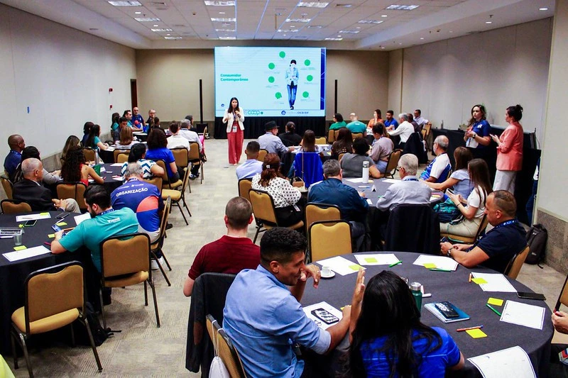 Fabíola apresenta palestra sobre a importância do trabalho de representação institucional