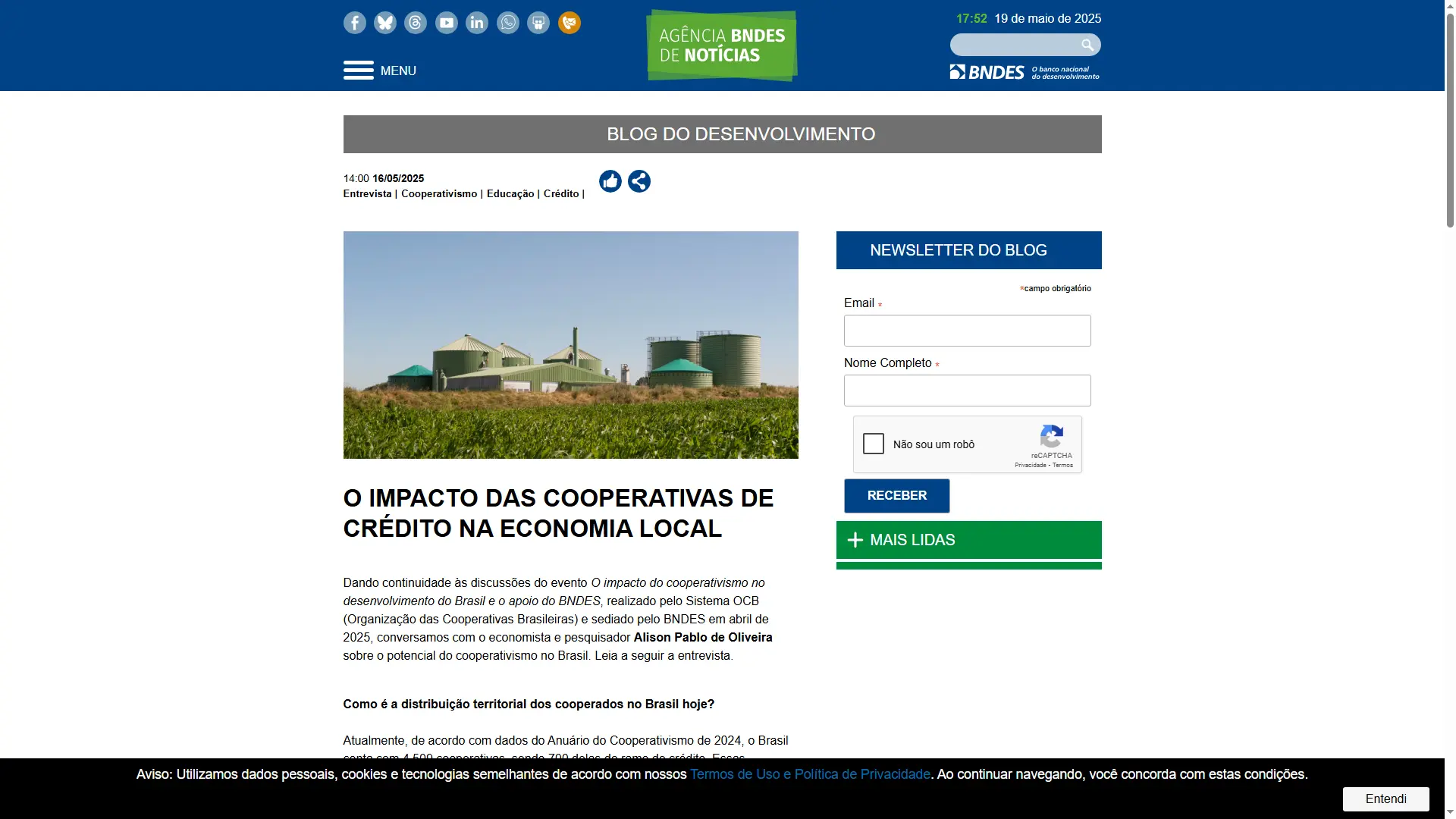 Sistema OCB participa de audiência pública promovida pelo Tribunal Superior do Trabalho (TST)