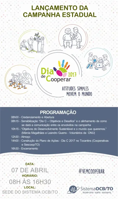Lançamento do Dia C 2017 em TO será nesta semana