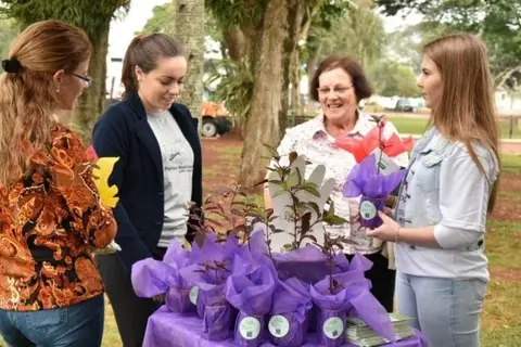 Plantas medicinais são distribuídas à população em Palotina