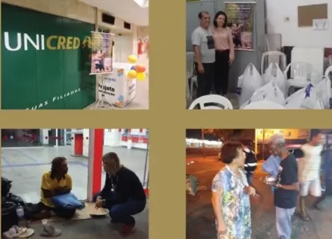 Ação da Unicred Central RJ/MT beneficia moradores de rua