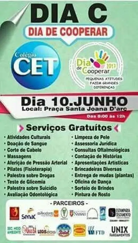 Dia de Cooperar leva serviços gratuitos ao bairro Mocambinho