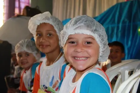 Crianças foram o público da ação realizada em Arapoti (PR)