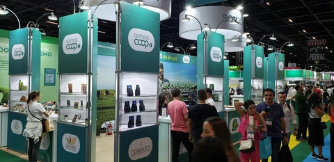 Cooperativas de alimentos e bebidas expõem na Bio Brazil