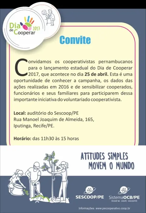 Dia C será lançado em Pernambuco no próximo dia 25