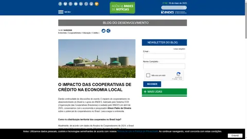 BNDES destaca impactos do cooperativismo de crédito  